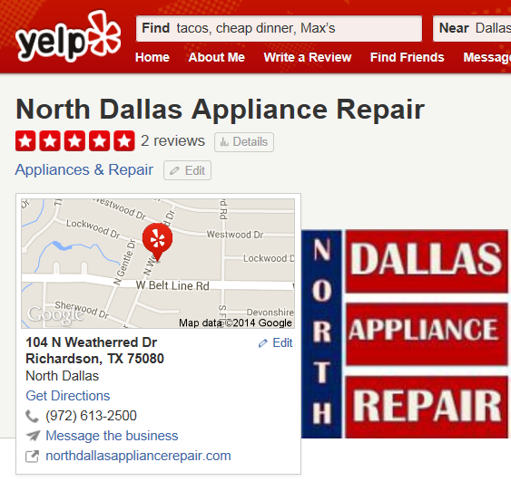 north dallas appliance repair reviews